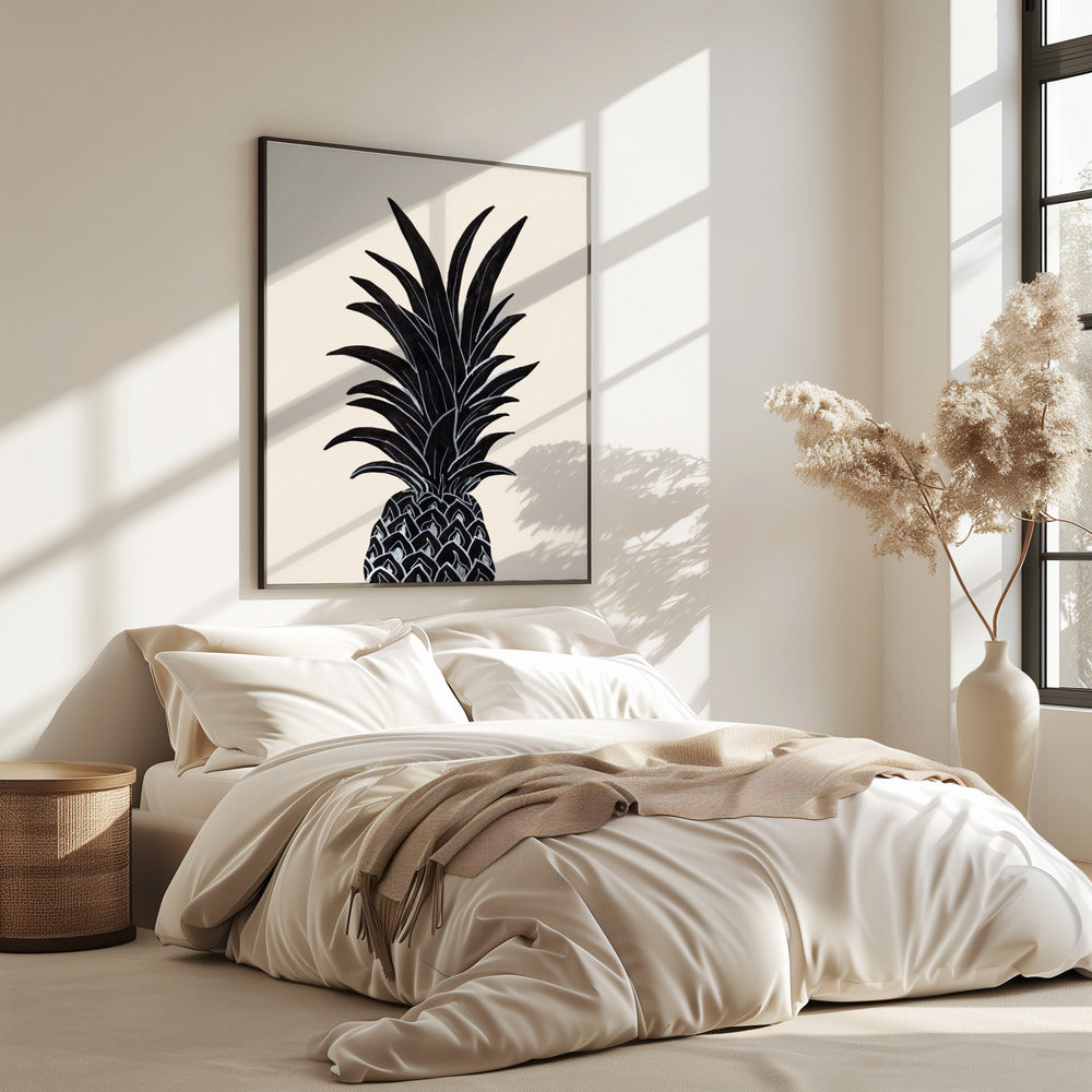 Schwarze Ananas | Poster