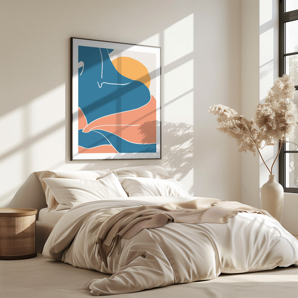 Blaue Schulter | Poster