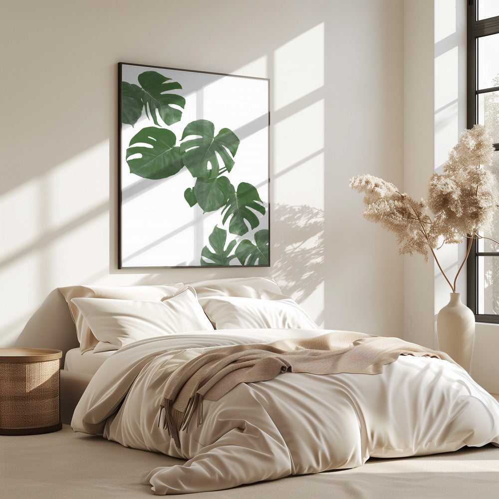 Monstera Aqua 02 | Poster