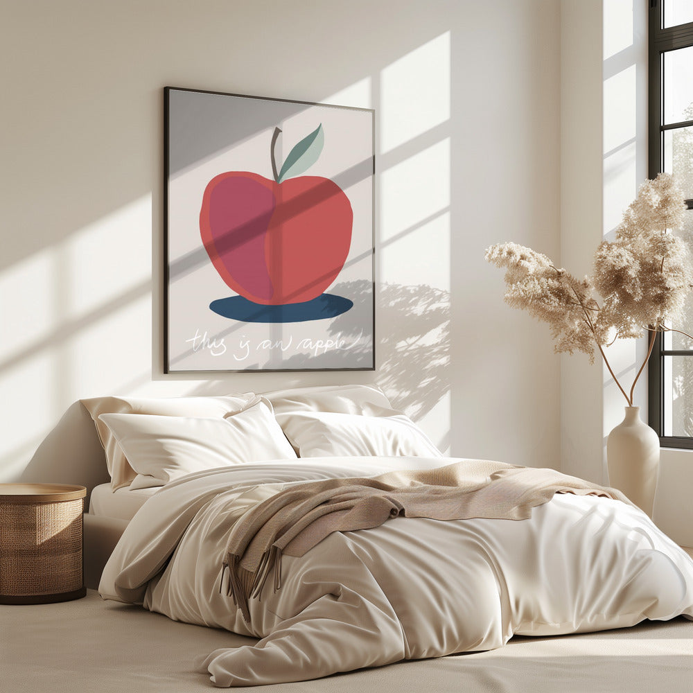 Das ist ein Apfel | Poster