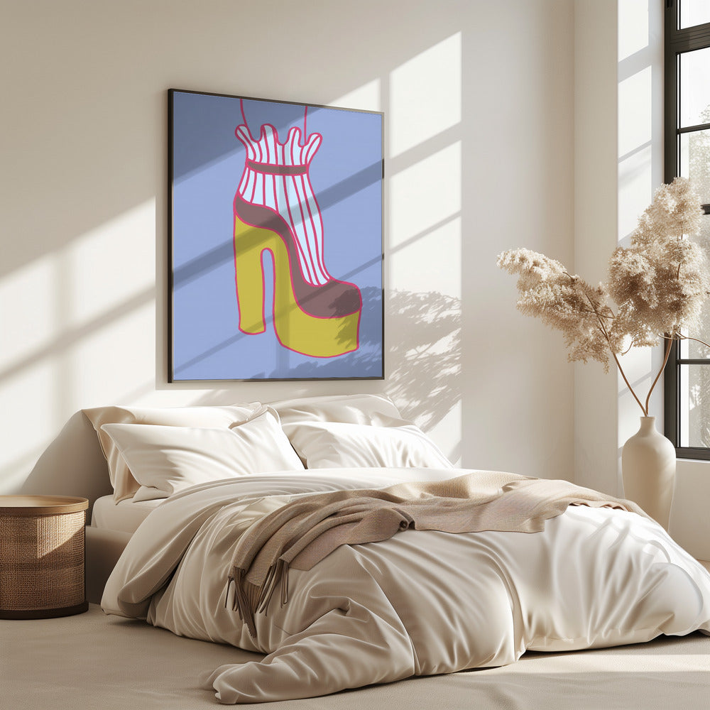 Gelber Absatz 01 | Poster