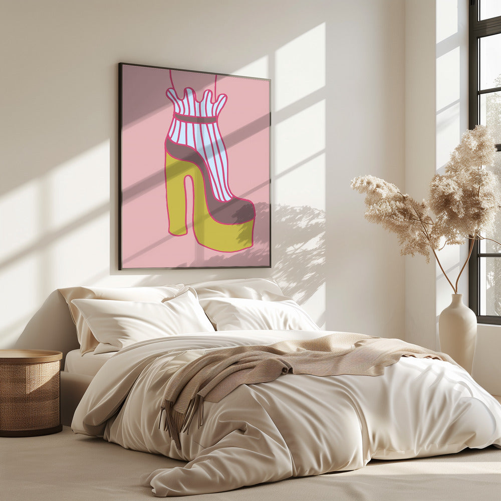 Gelber Absatz 02 | Poster