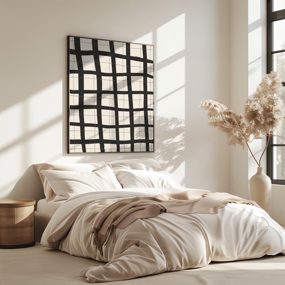 Schwarzes Gitter | Poster