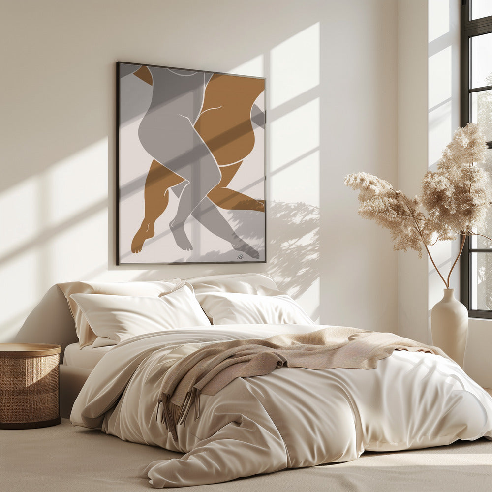 Lovers Beige | Poster