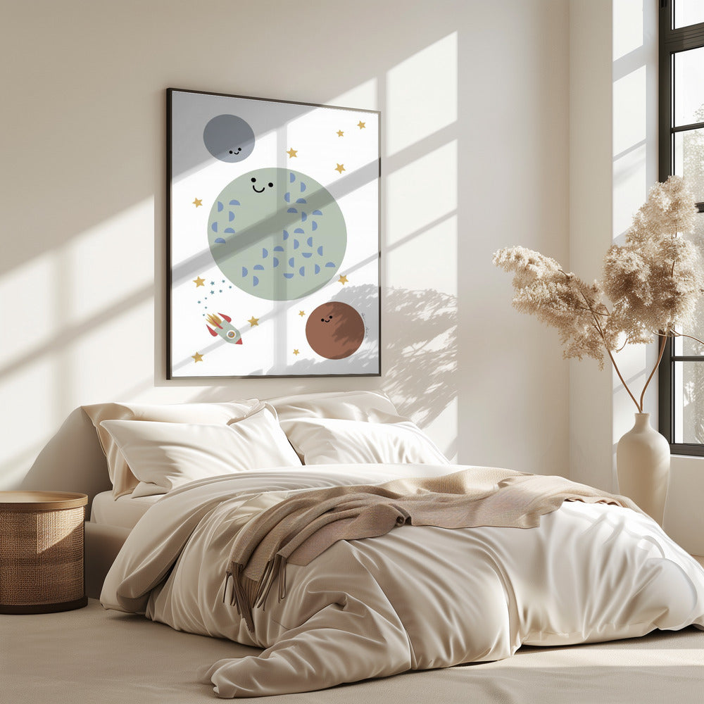 Solar Erde Mond | Poster
