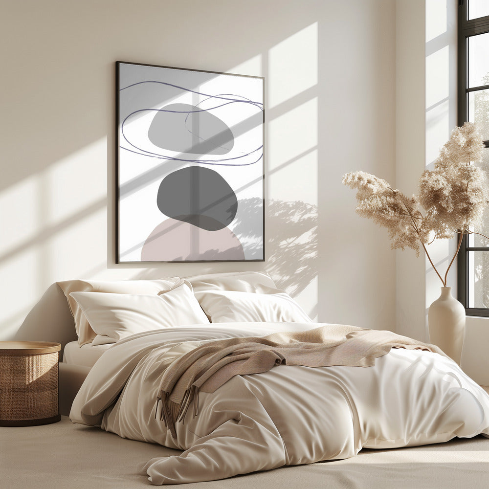 New Shapes Beige 04 | Poster
