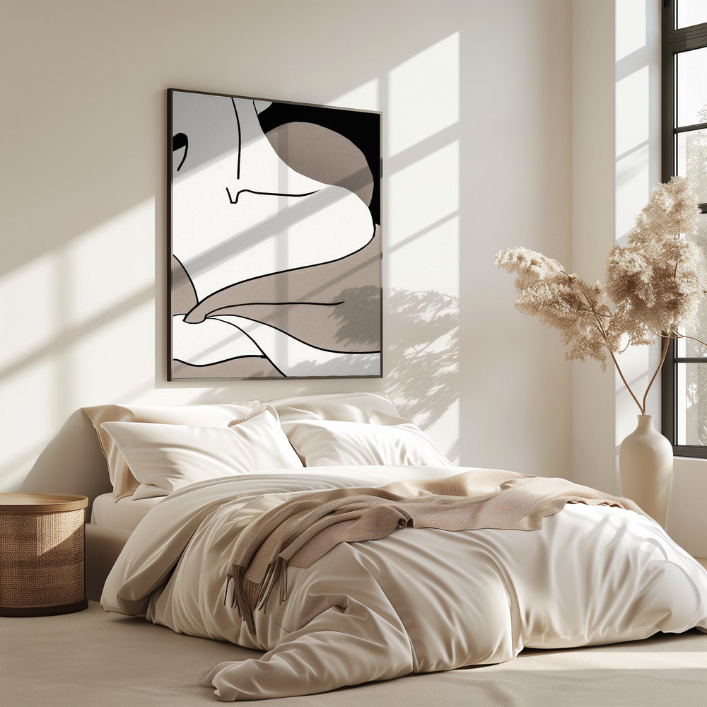 matisse_shoulder_vector_002_Black | Poster