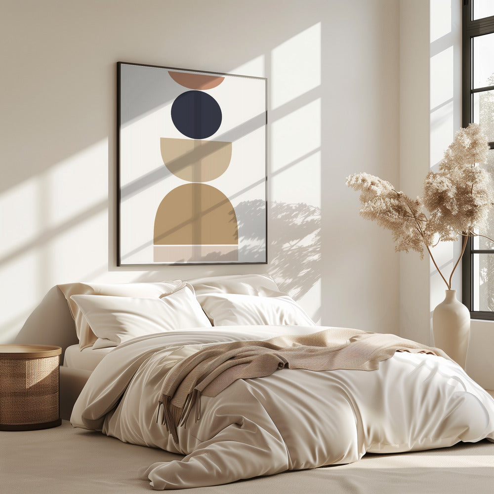 Abstrakte geometrische Harmonie | Poster