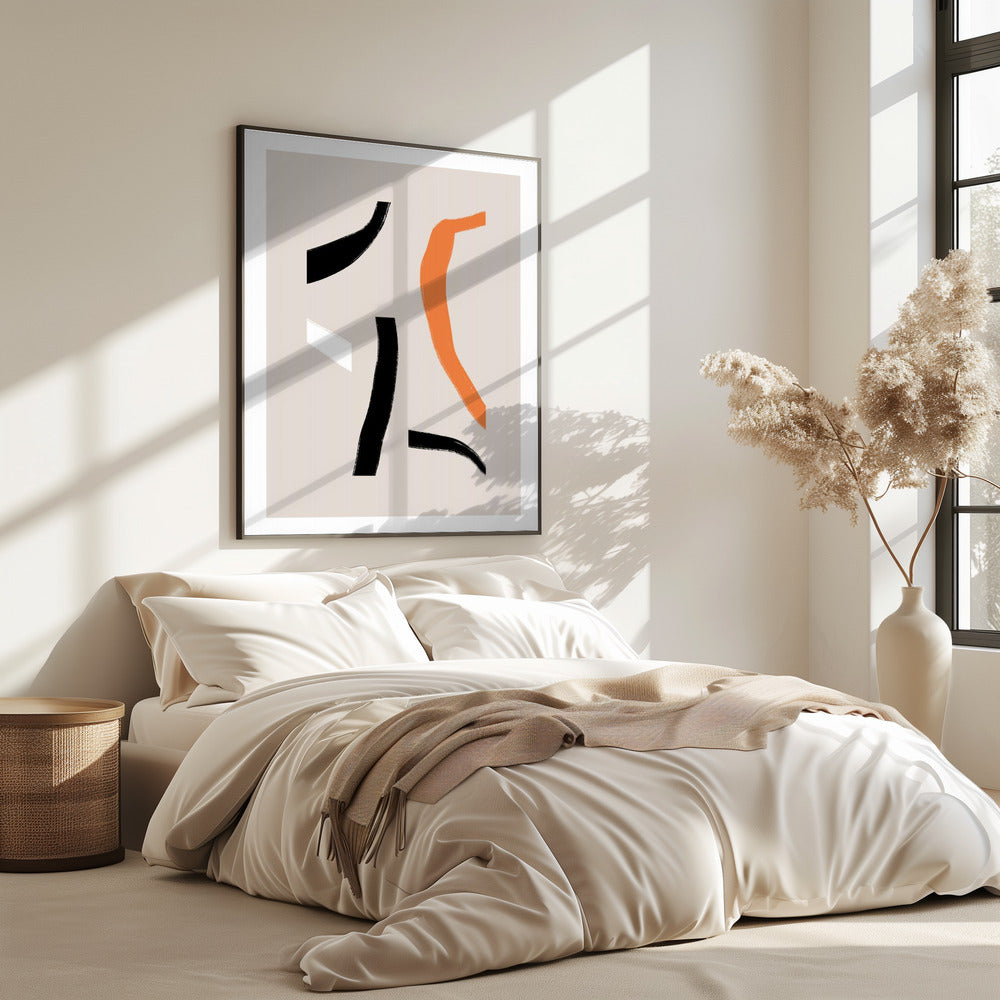 Bunte geschwungene Formen | Poster
