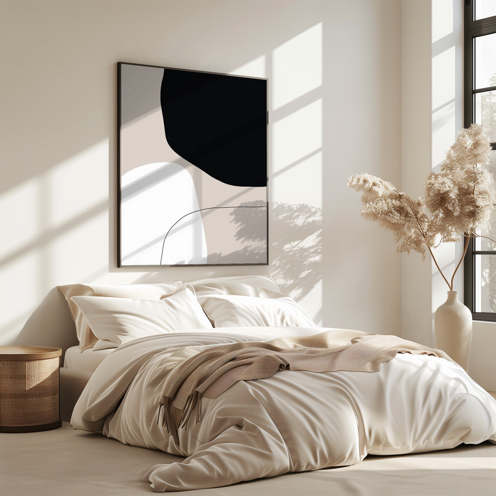 Monochrome Formen | Poster