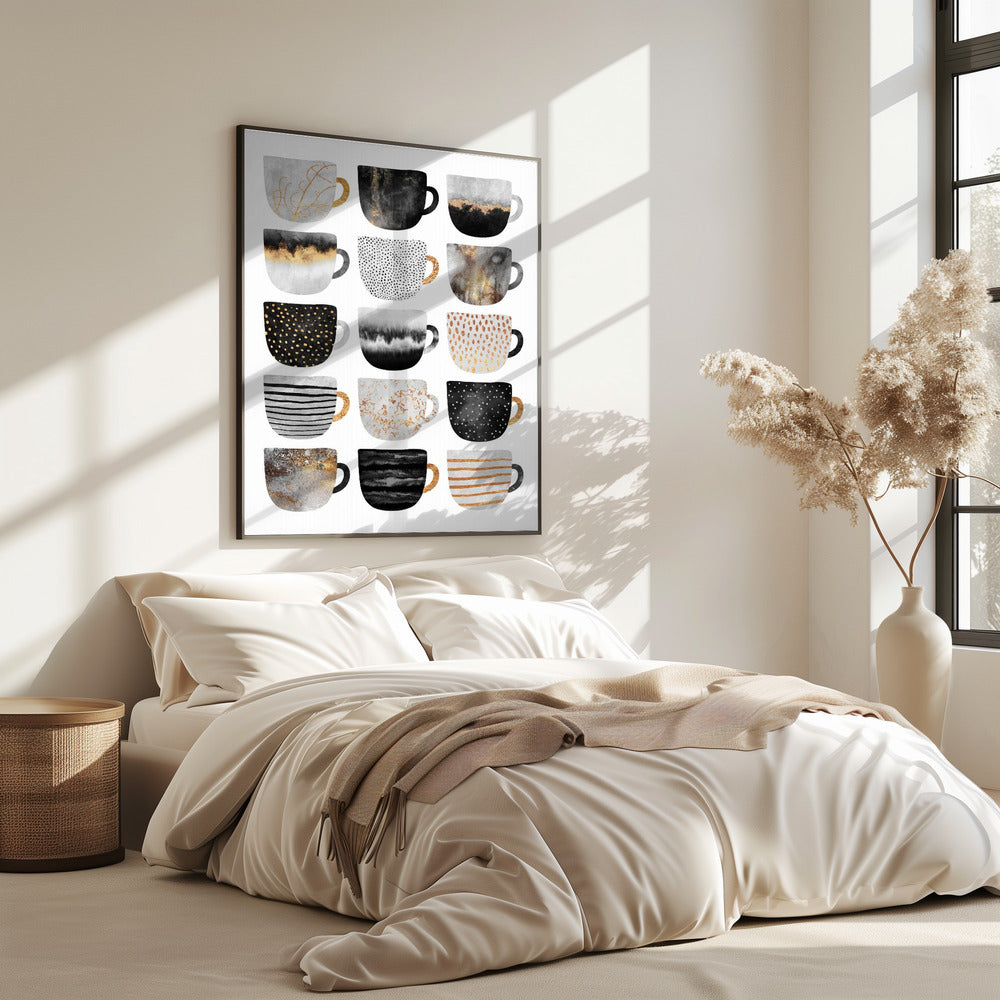 Hübsche Kaffeetassen | Poster
