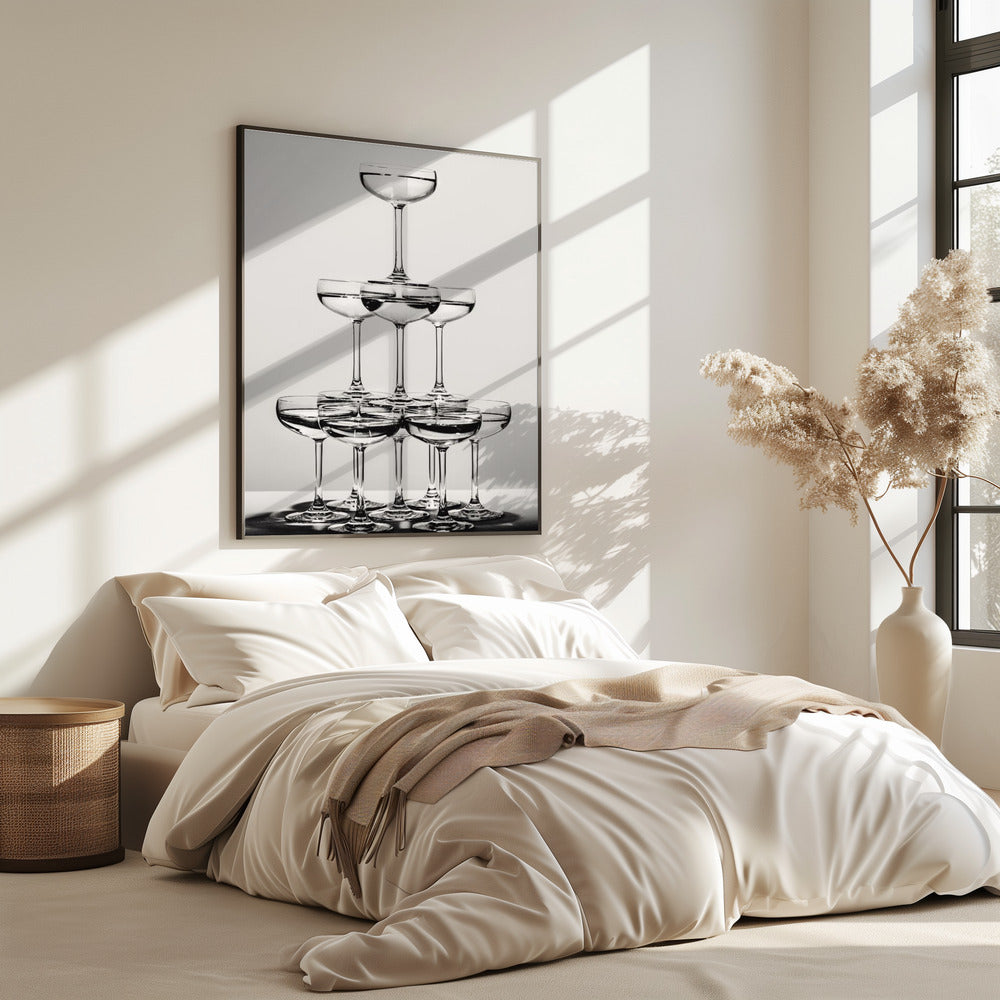 Champagnerturm_6 | Poster