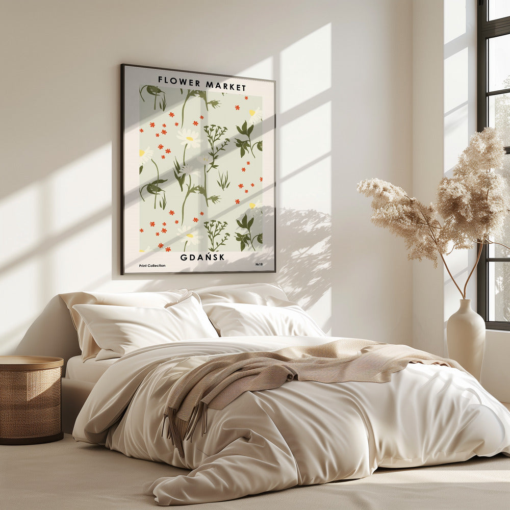 Blumenmarkt Danzig | Poster