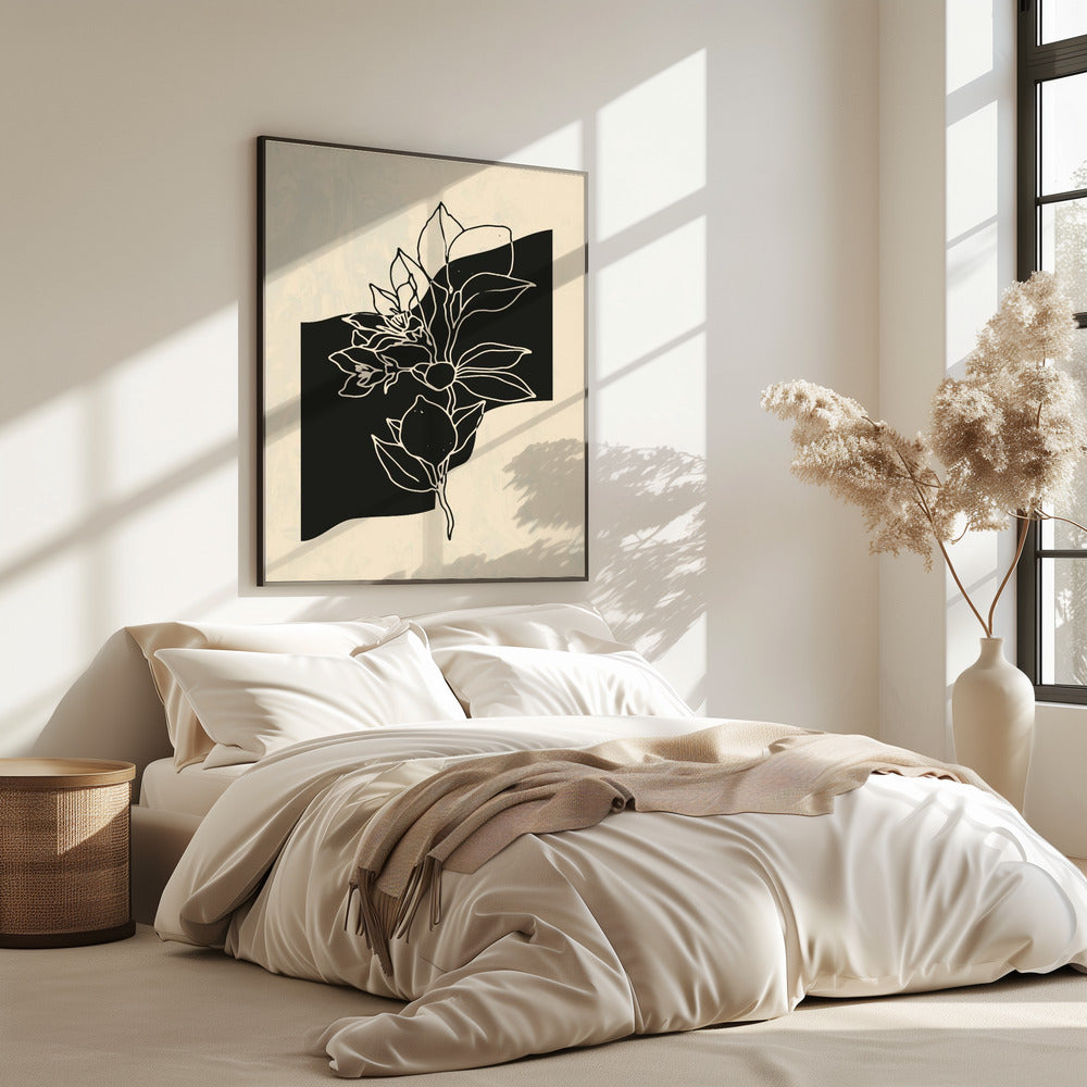 Abstrakte Blume 4 | Poster