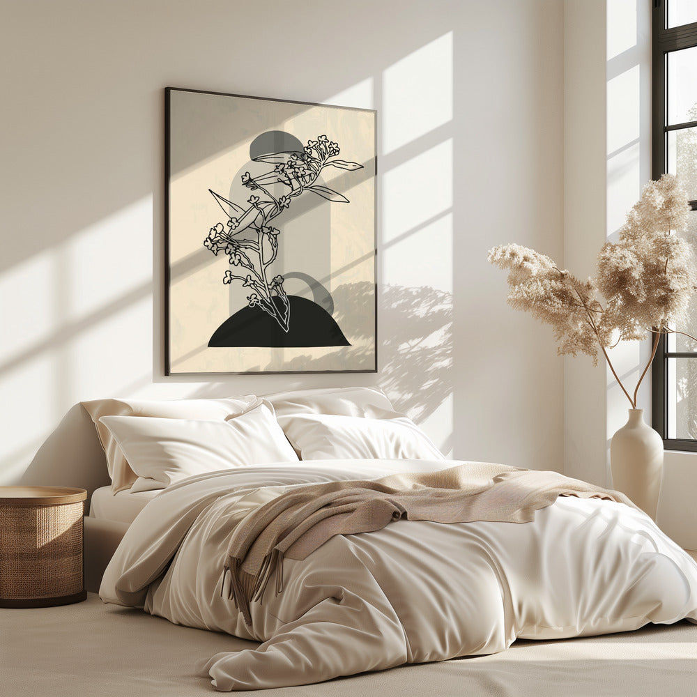 Abstrakte Blume 5 | Poster