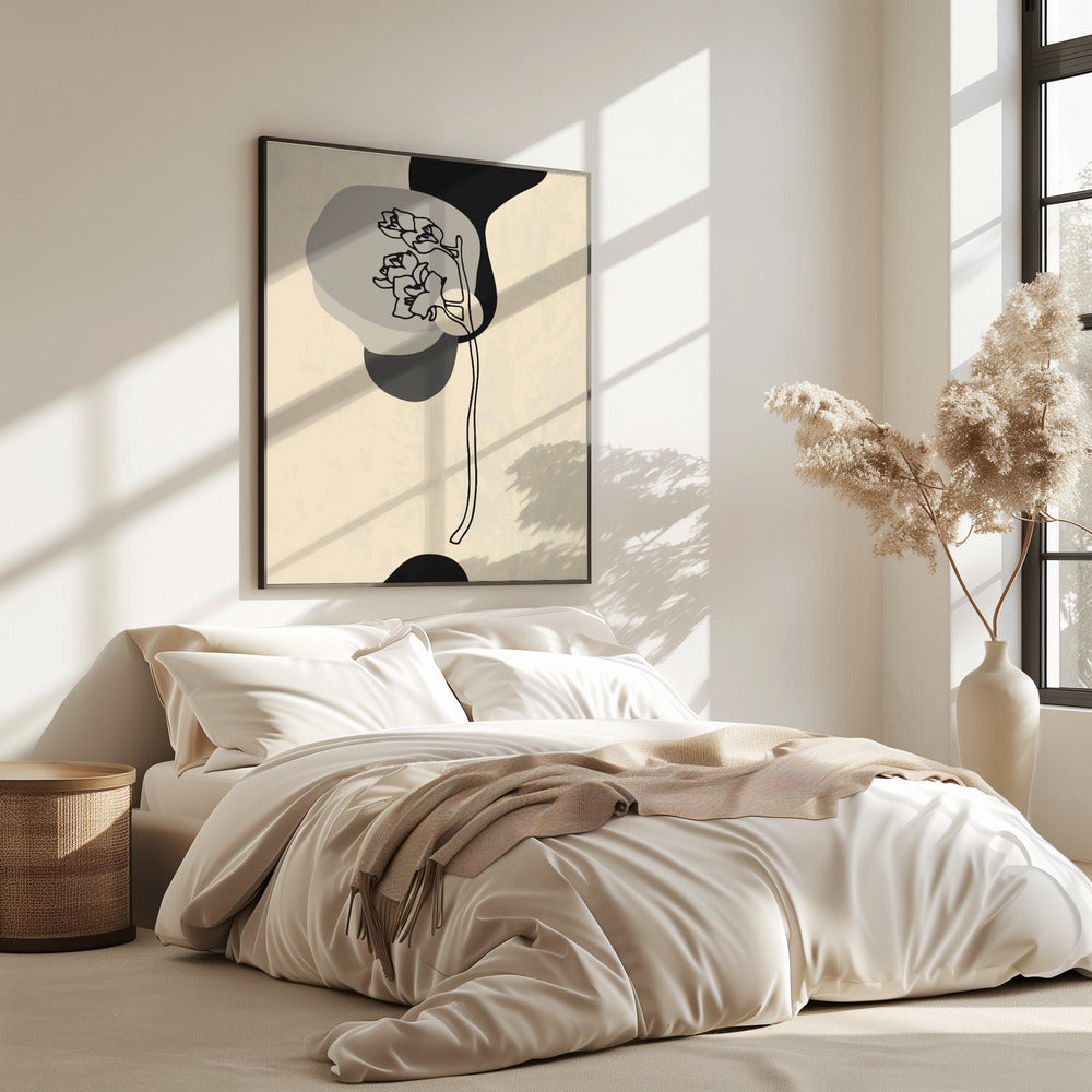 Abstrakte Blume 3 | Poster