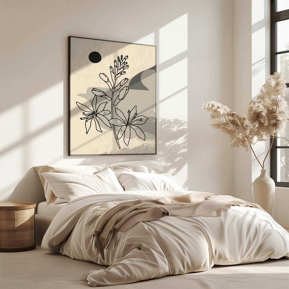 Abstrakte Blume 1 | Poster