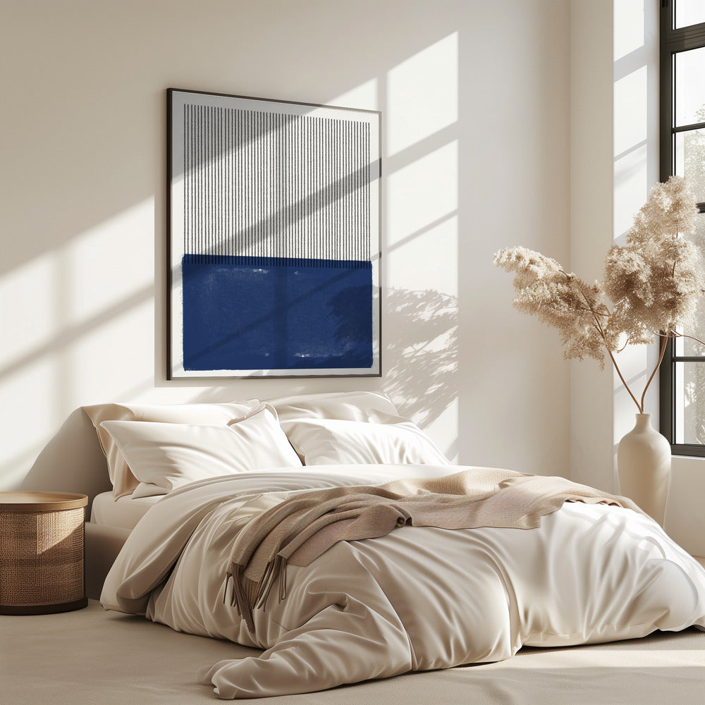 Blue Line Harmony | Poster
