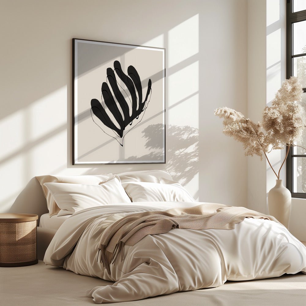 Abstract Leaf Lines | Poster