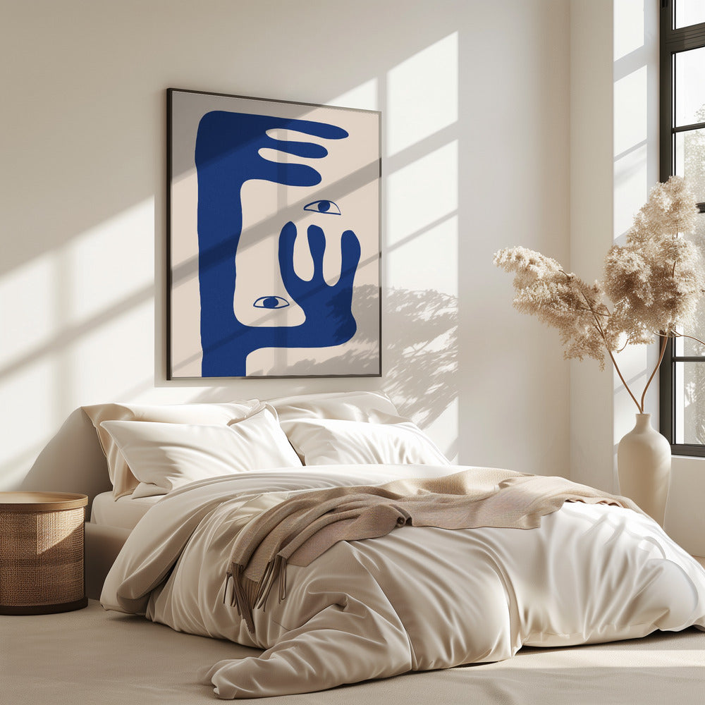 Abstraktes Gesicht Nr. 1. | Poster