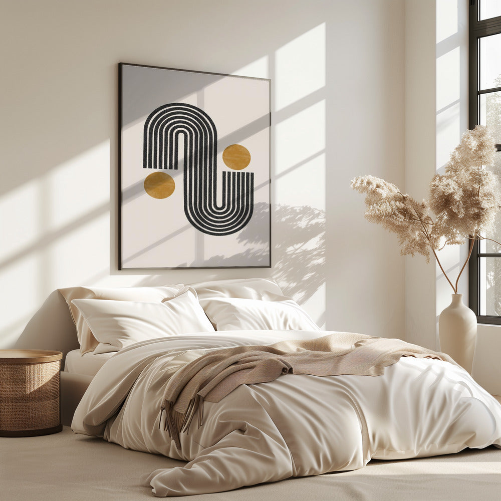 Curved Lines Harmony | Poster