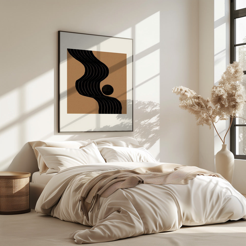 Curved Path Harmony | Poster