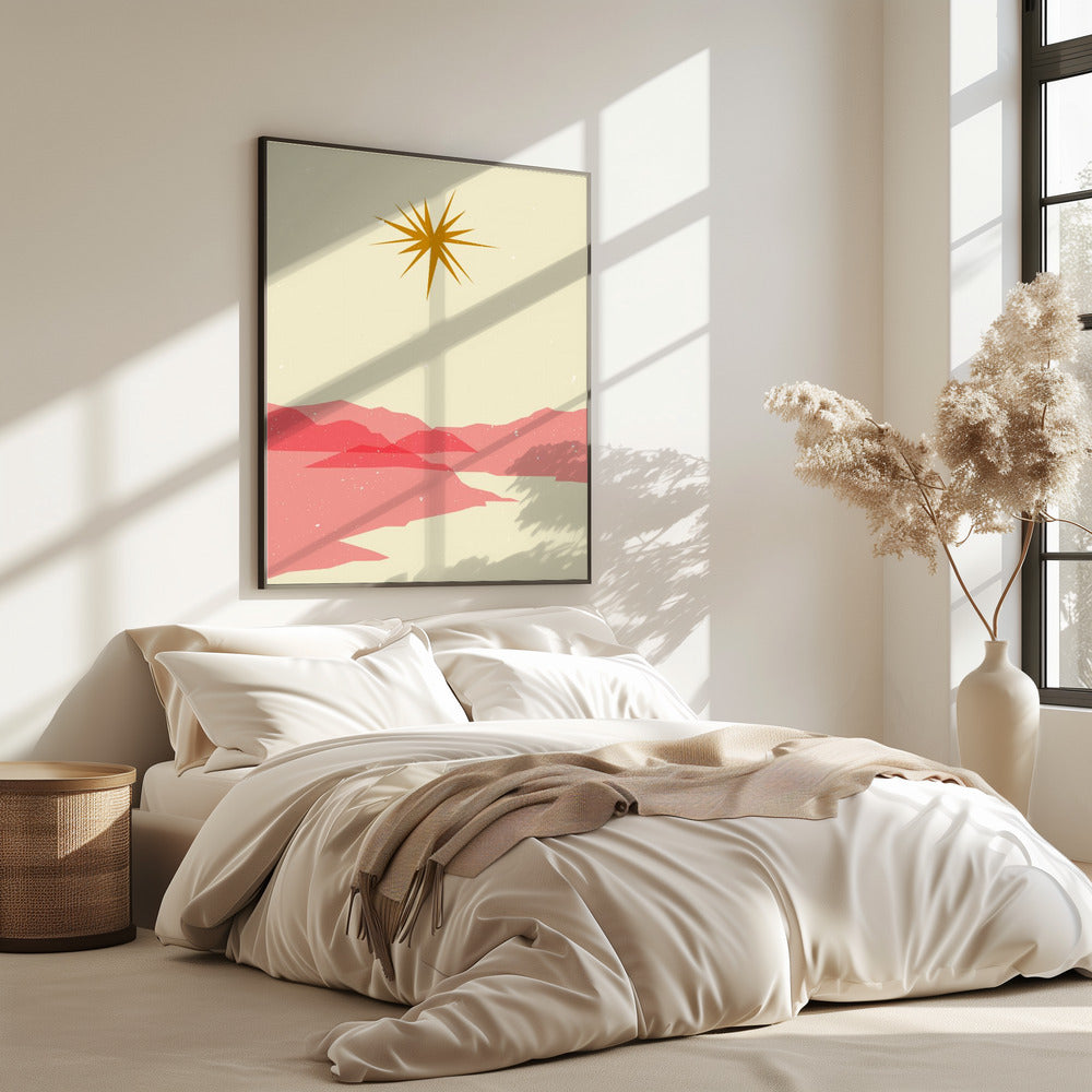 Sonnige Landschaft | Poster
