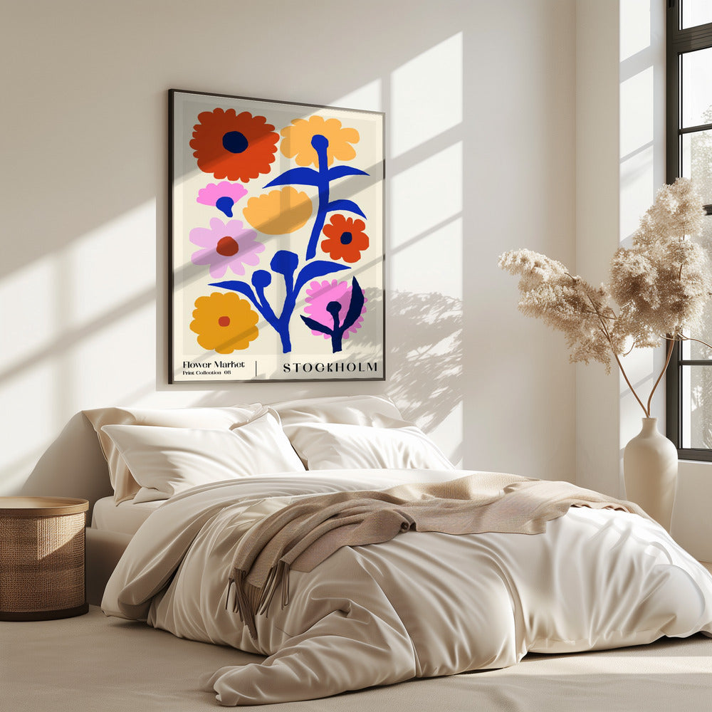 Blumenmarkt. Stockholm | Poster