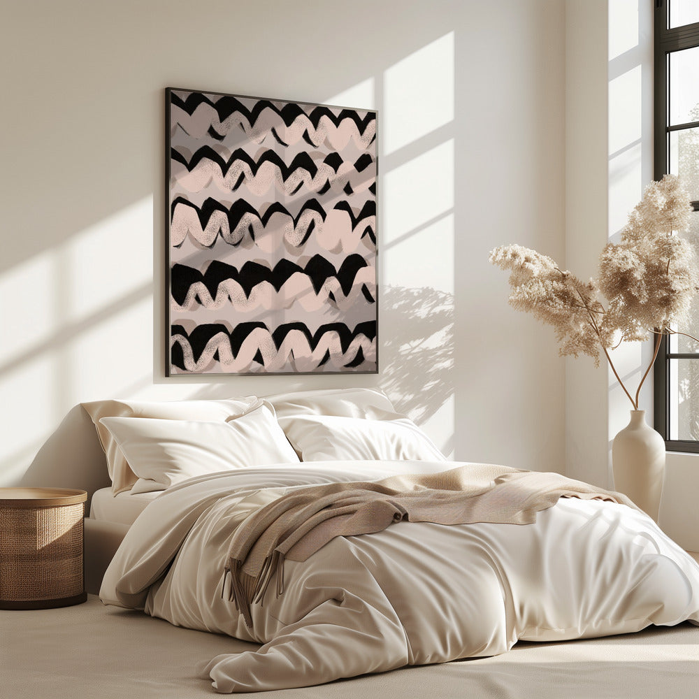 Zickzack-Wandteppich | Poster