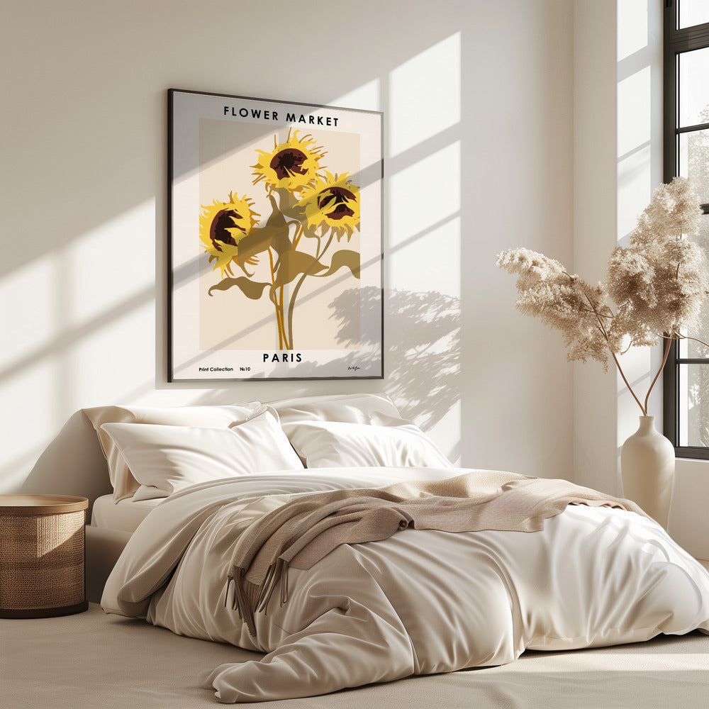 Blumenmarkt. Paris | Poster