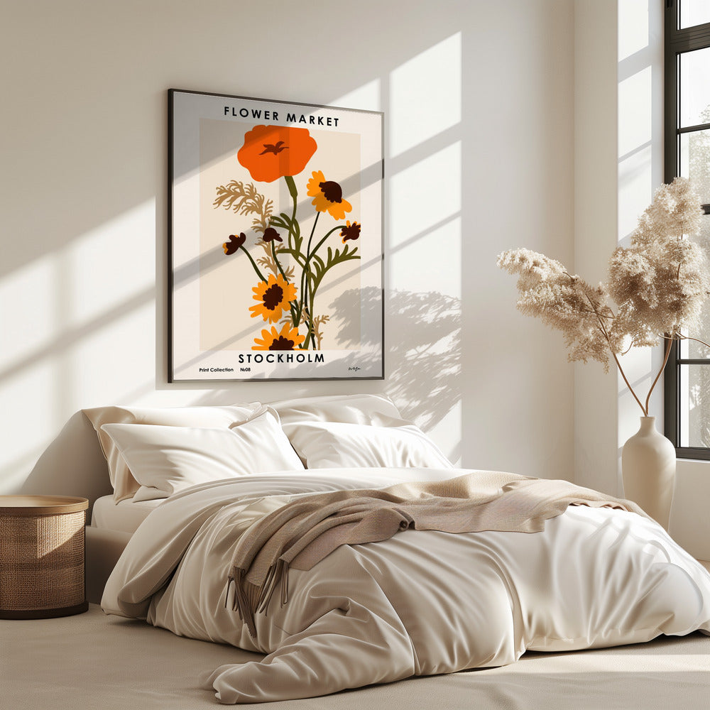 Blumenmarkt. Stockholm | Poster