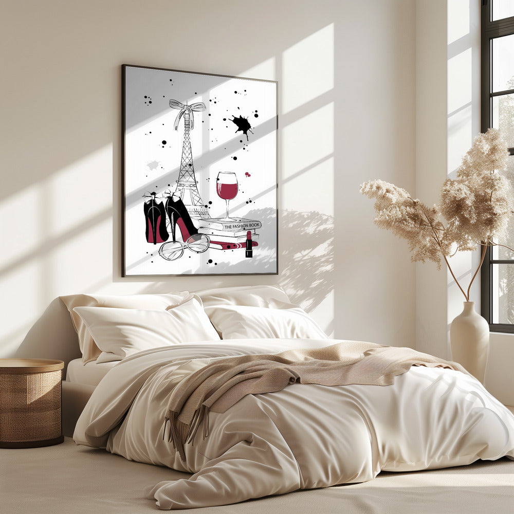 Schicke Pariser Nacht | Poster