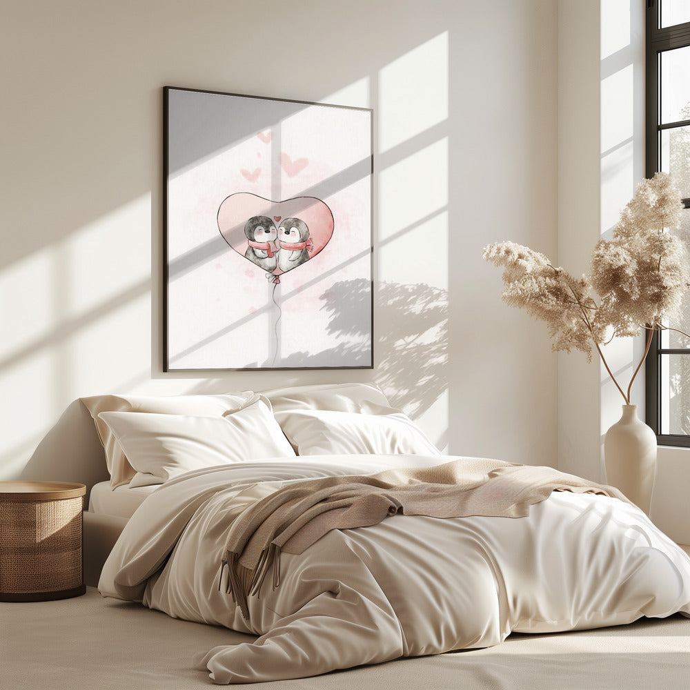 Verliebter Pinguin | Poster