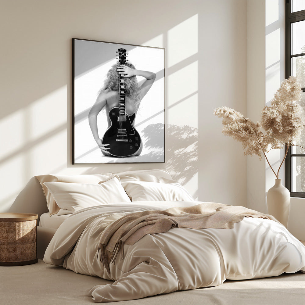 Lady And The Les Paul | Poster