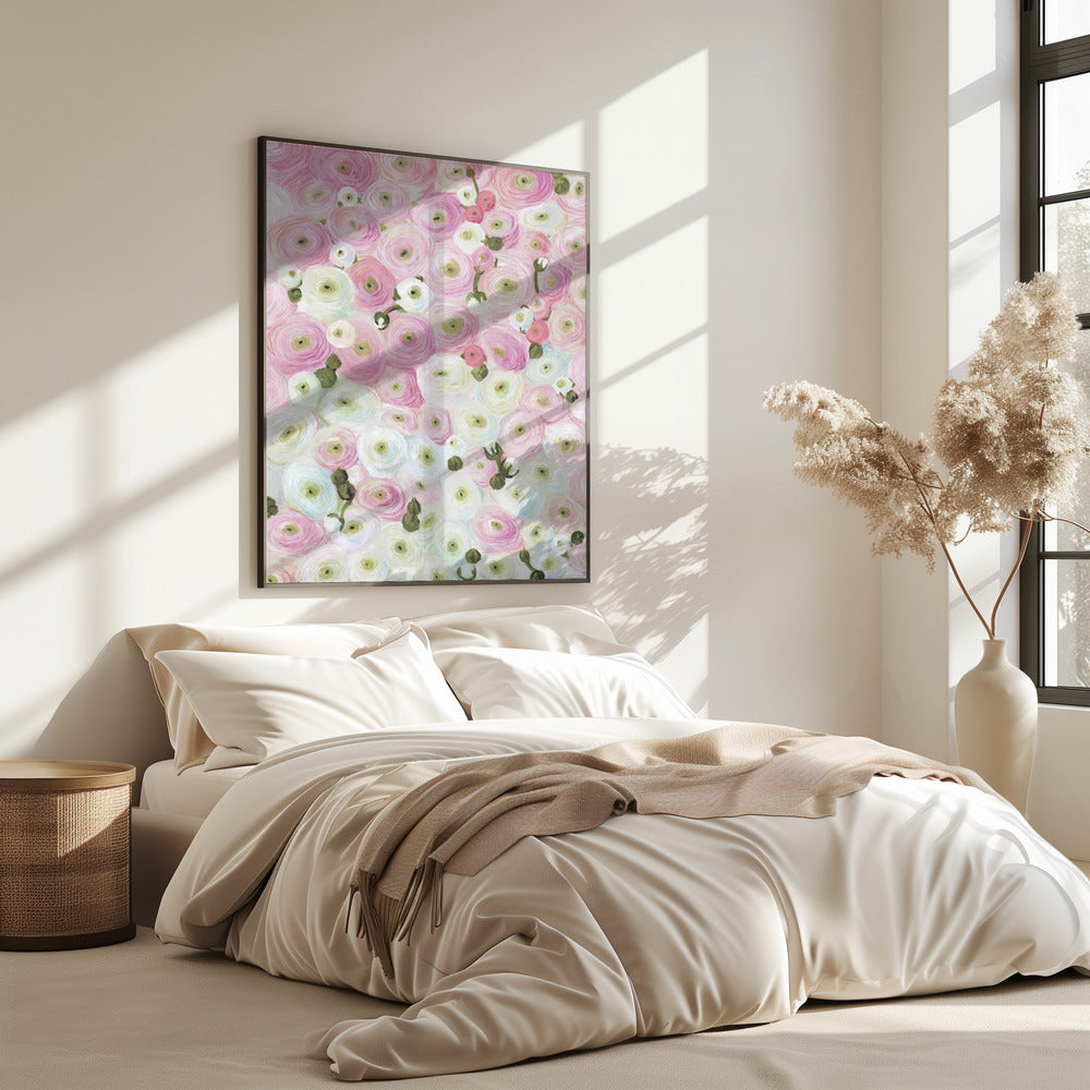 Gabry painterly ranunculus | Poster