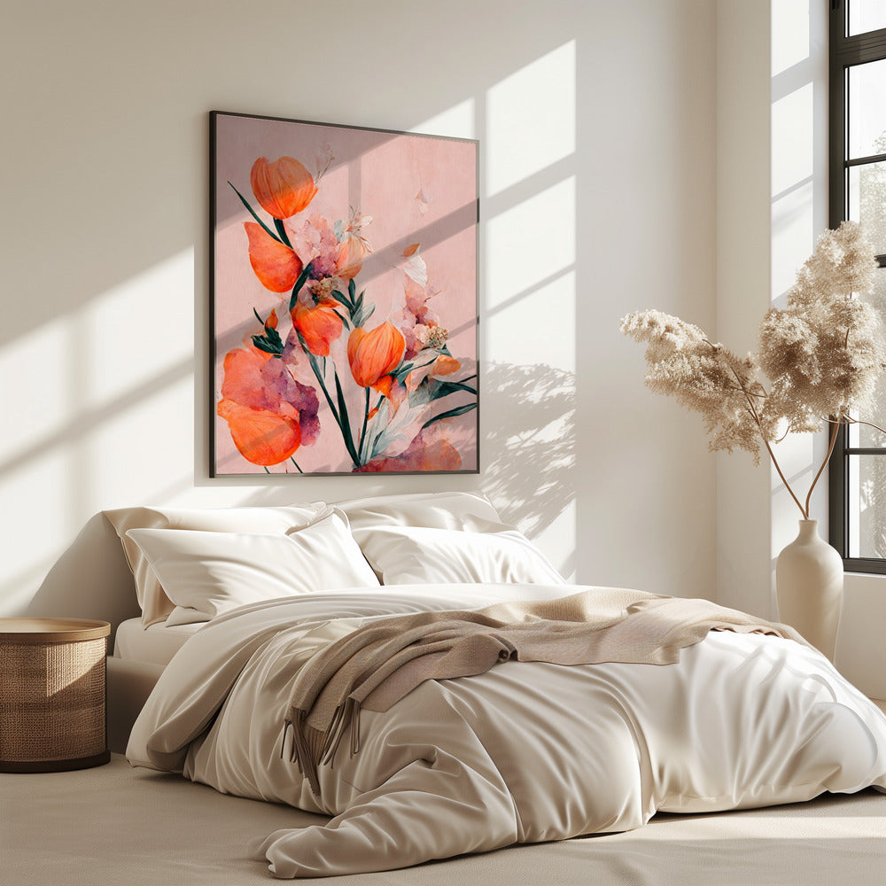 Blütenblätter und Eleganz | Poster