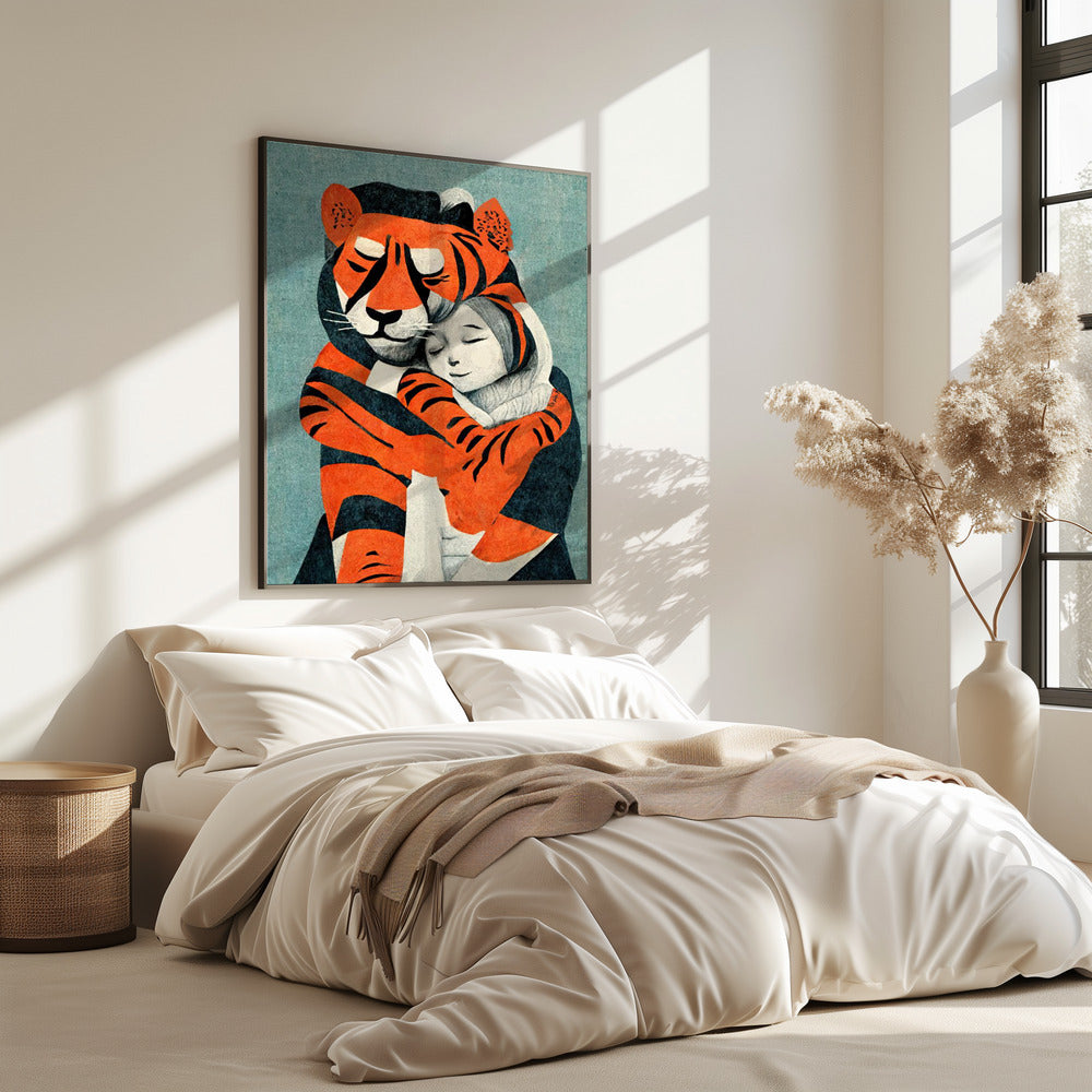 Tigerumarmung | Poster
