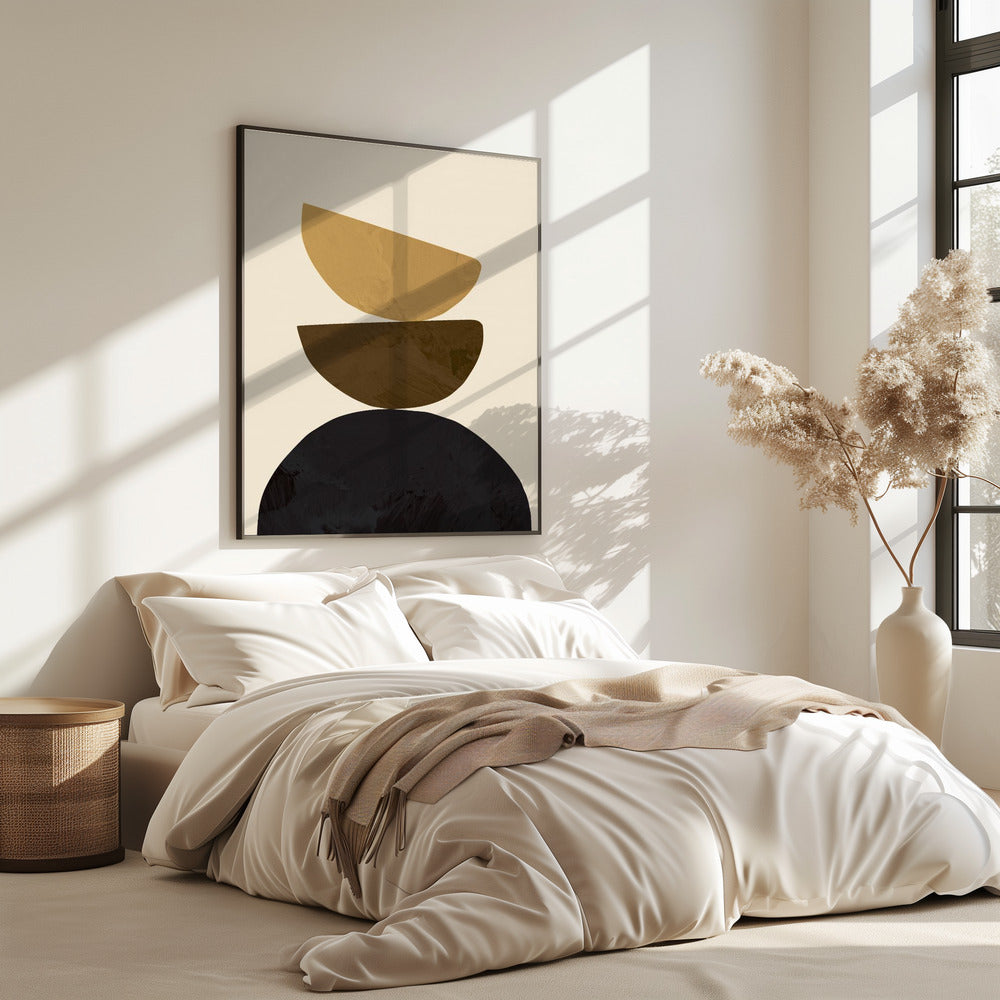 Geometrisches Gelb | Poster