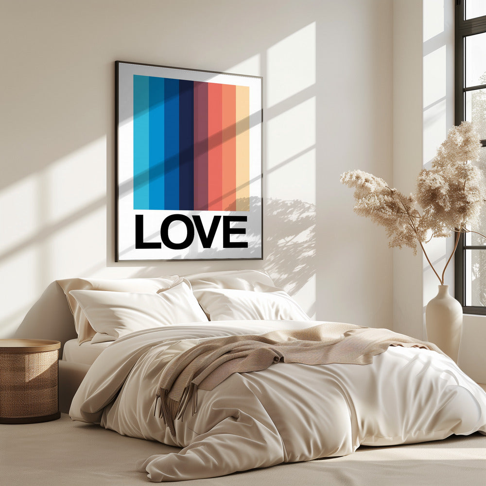 Spiegelstreifen LOVE | Poster