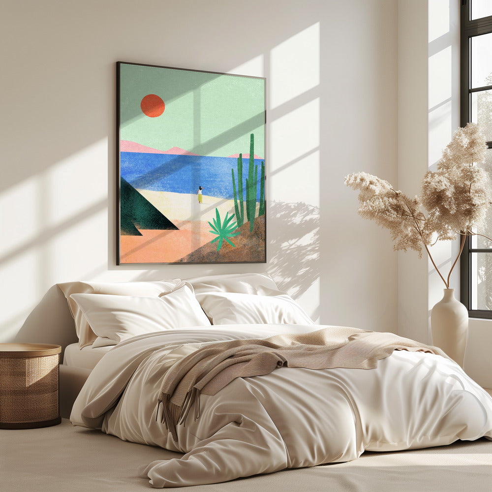 Strandmädchen ii | Poster