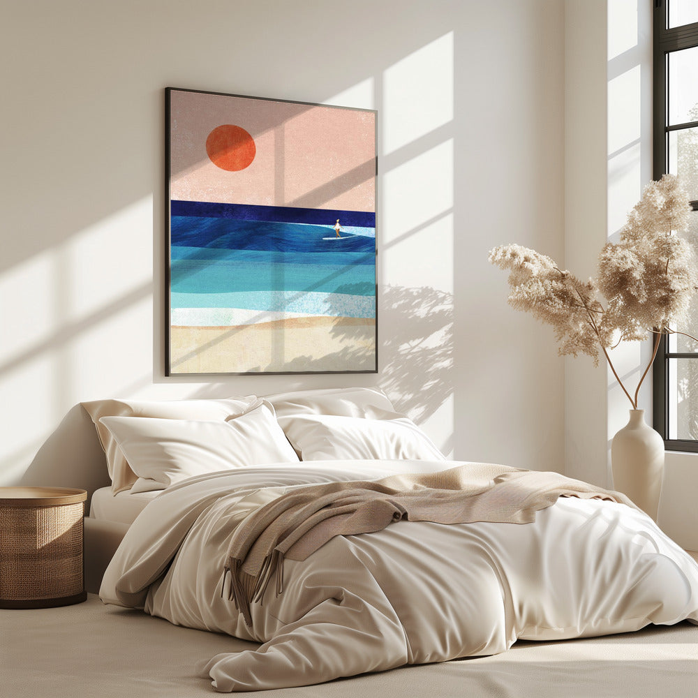 Surf-Mädchen | Poster