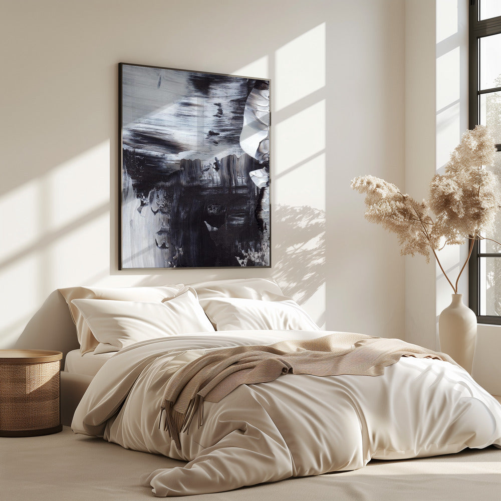 Monochromer Wirbel | Poster