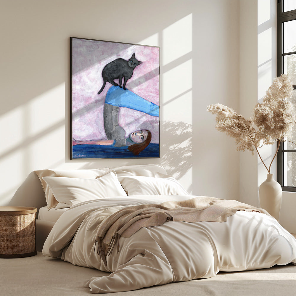 Yoga mit meiner Katze | Poster