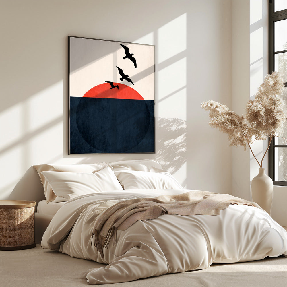 Sonnenuntergangsbrise | Poster