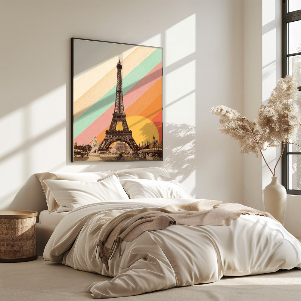 Eiffelturm Regenbogen | Poster