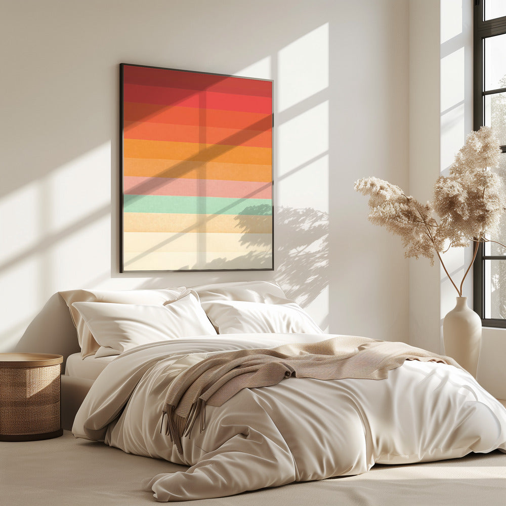 Regenbogen-Chevrons | Poster