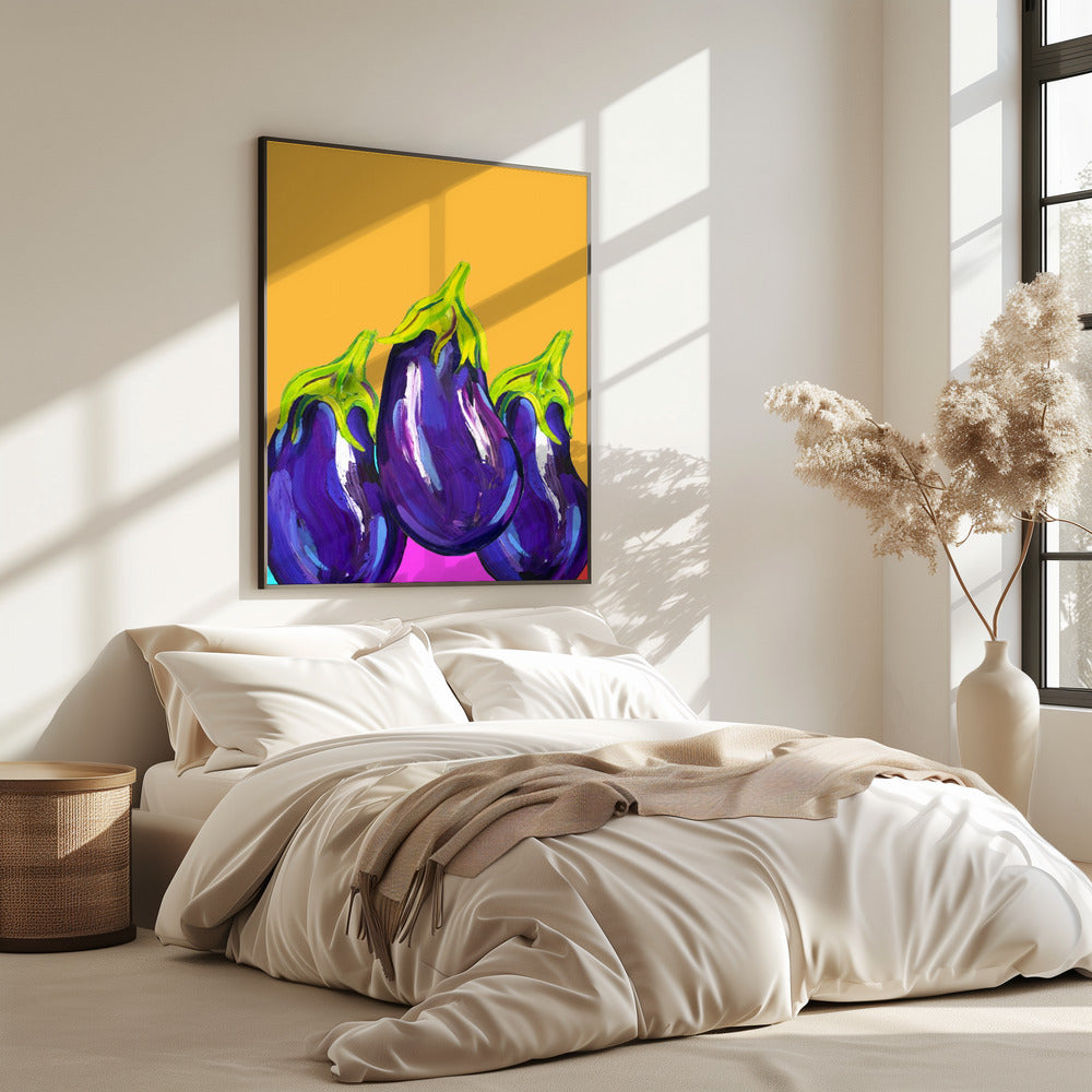 Groovy Auberginen | Poster