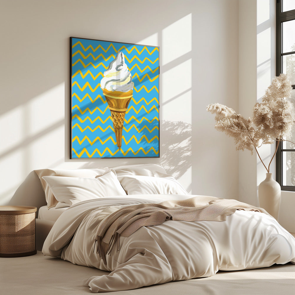 Eiscreme Blau | Poster