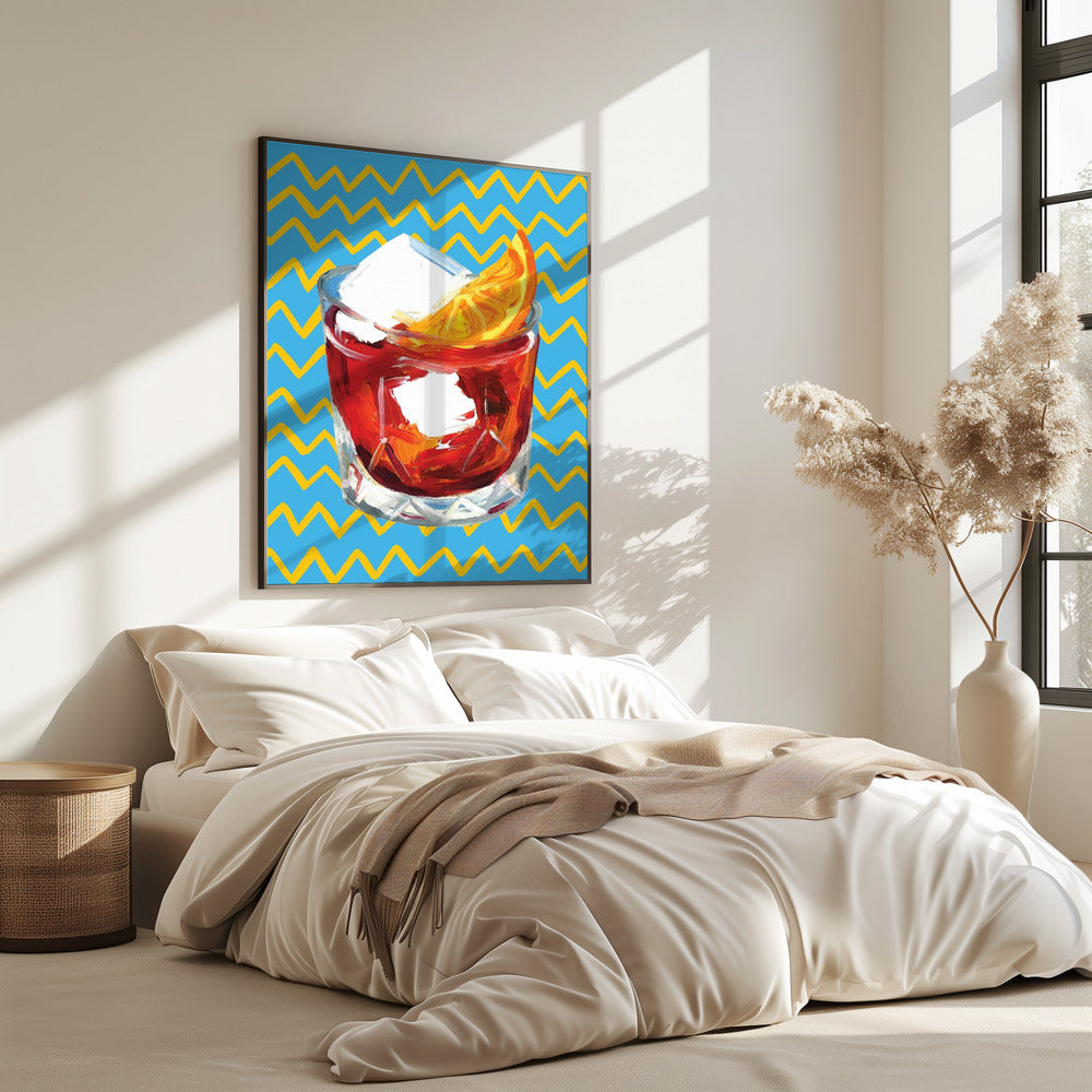 Negroni Blue | Poster