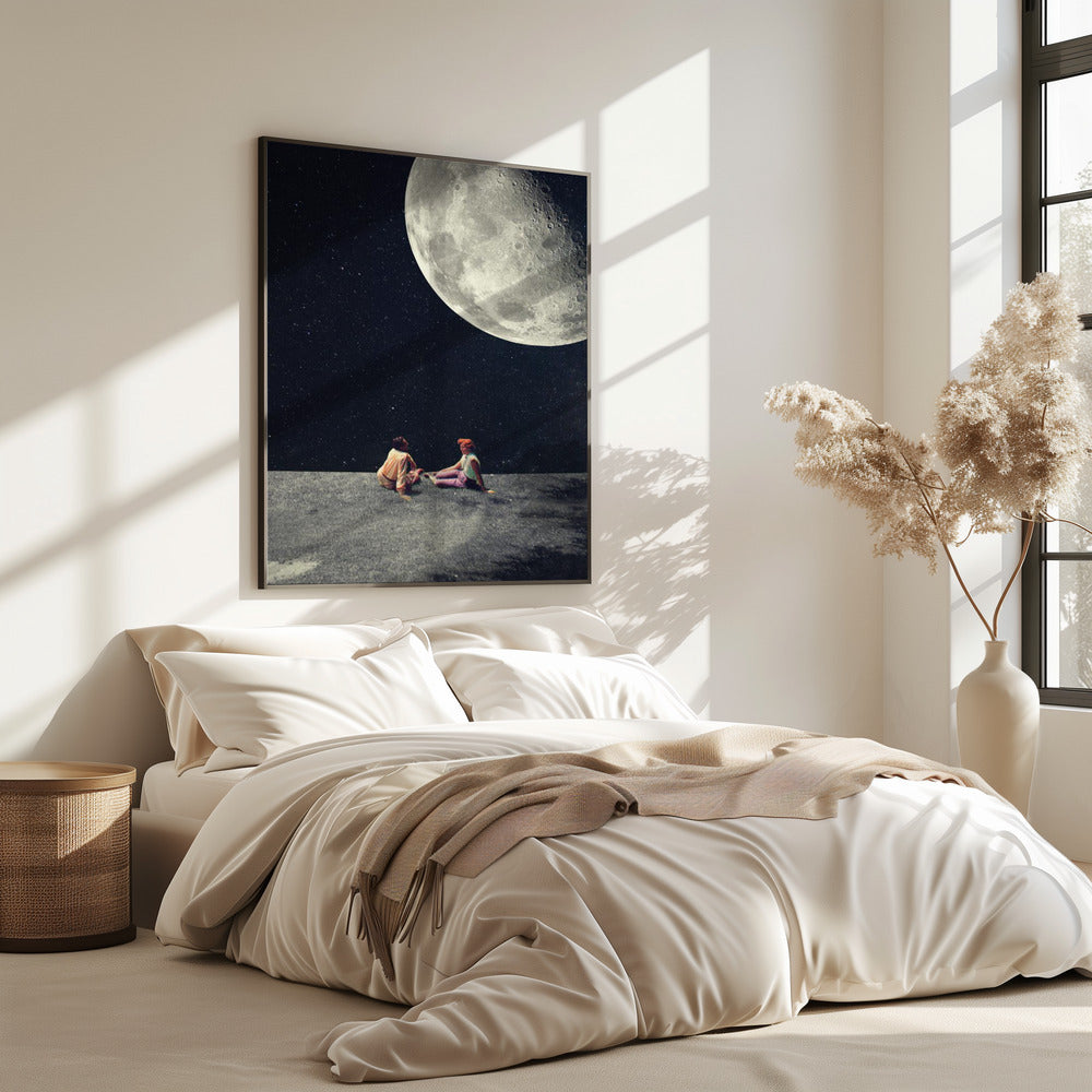 Ich habe dir den Mond für ein Lächeln geschenkt | Poster